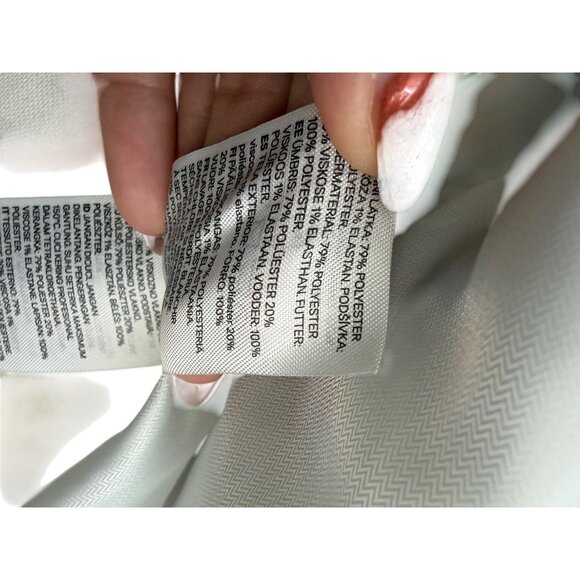 H&M Brown Cream Plaid Jacket Blazer Size Medium - Picture 2 of 9